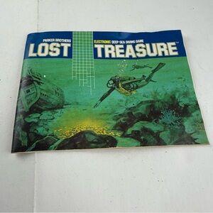Vintage Lost Treasure Board Game Instruction Manual Booklet ONLY.